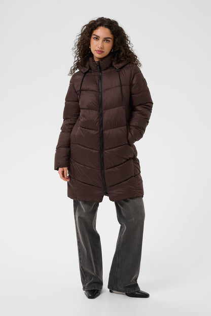 Kaffe KAsusanne Coat Coffee Bean