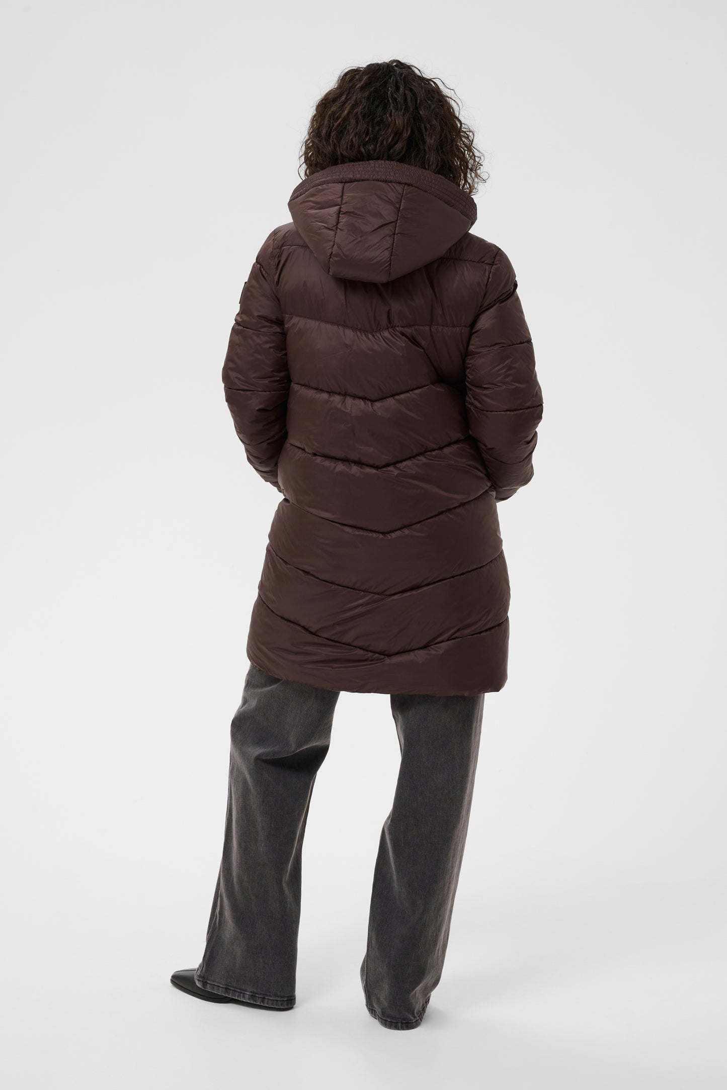 Kaffe KAsusanne Coat Coffee Bean