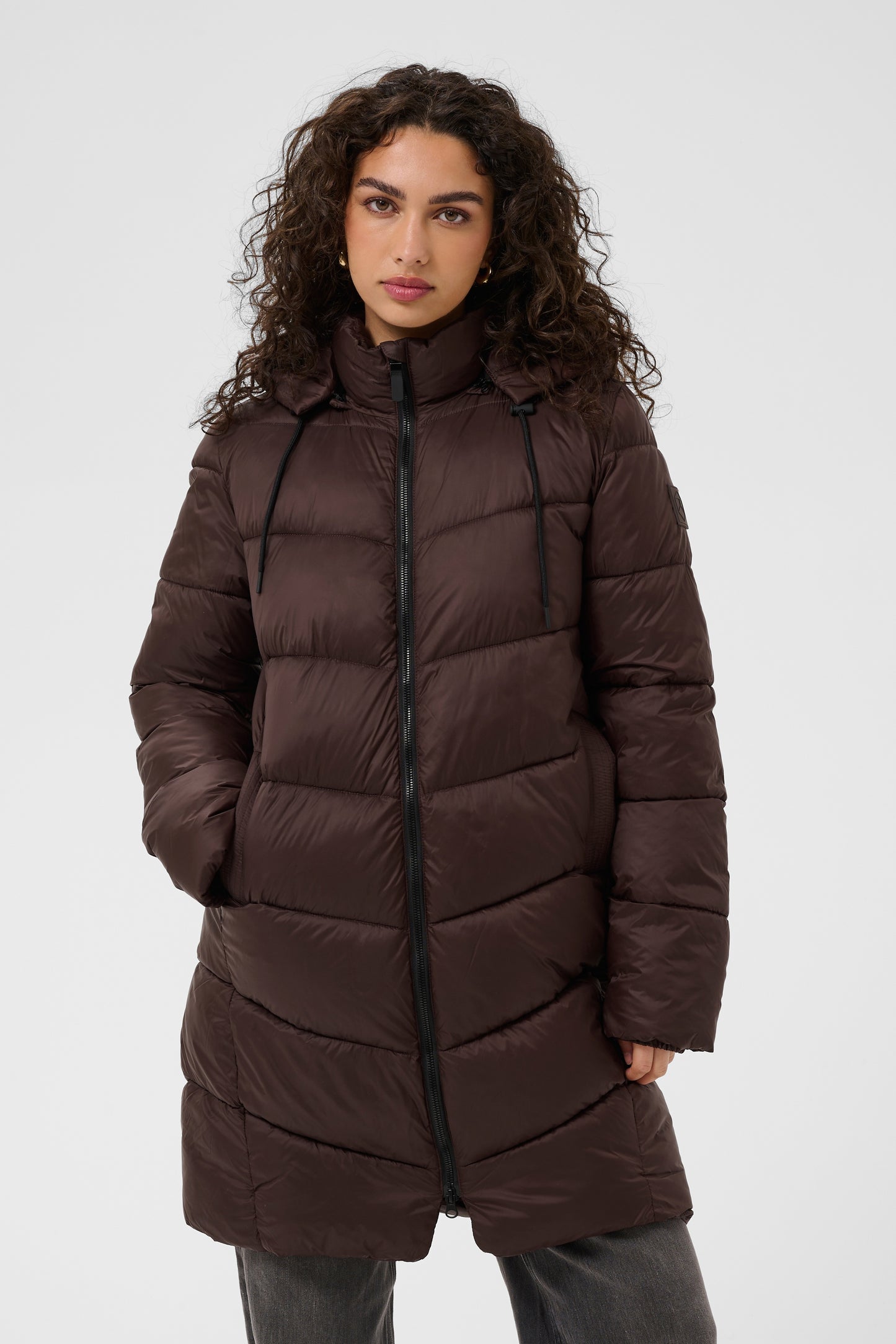 Kaffe KAsusanne Coat Coffee Bean