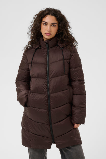 Kaffe KAsusanne Coat Coffee Bean