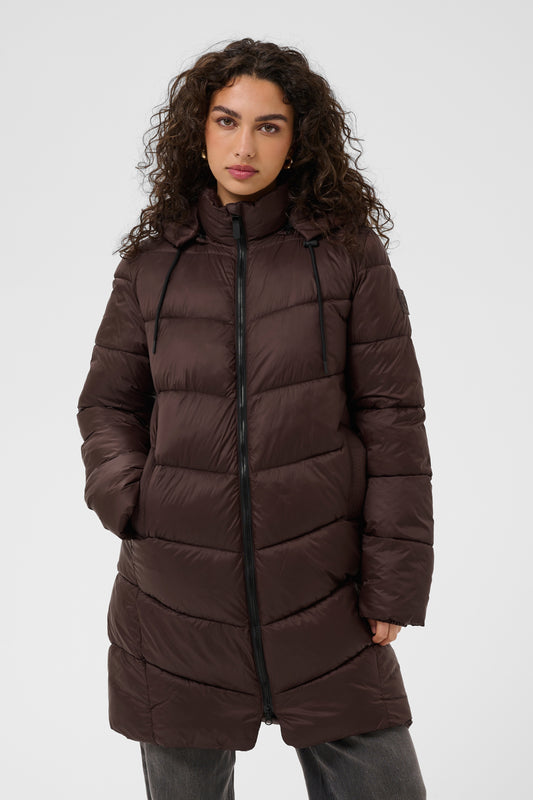 Kaffe KAsusanne Coat Coffee Bean