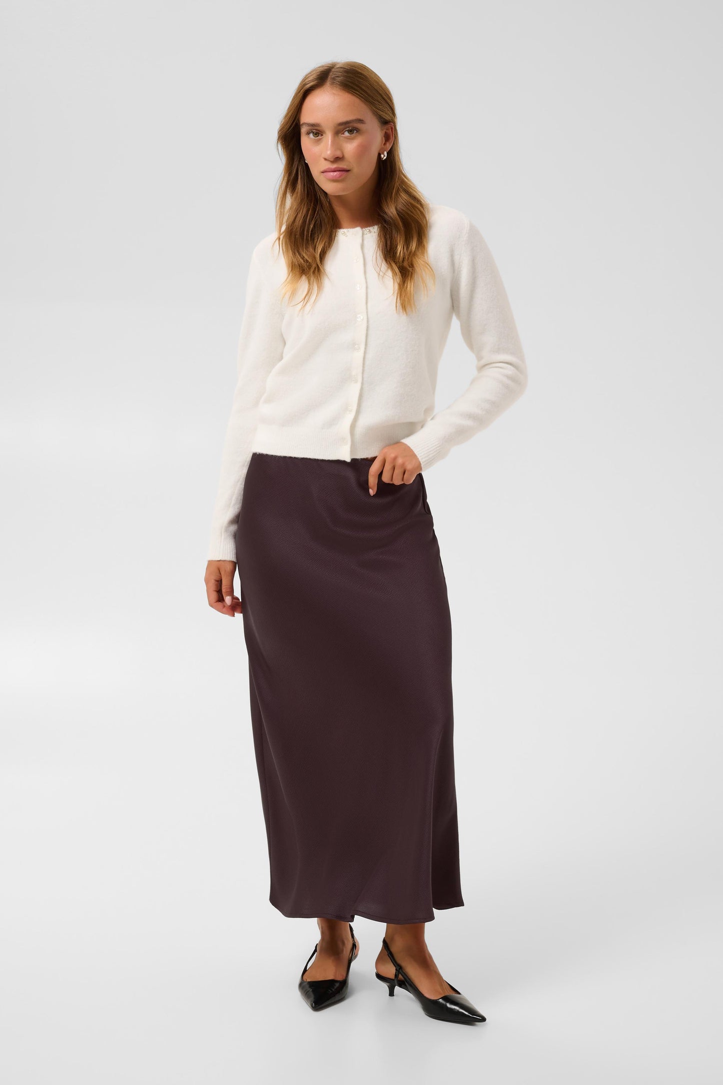 Kaffe KAlotte Skirt Fudge