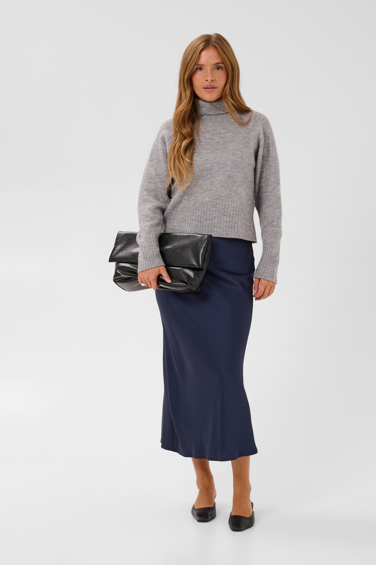 Kaffe KAlotte Skirt Graphite