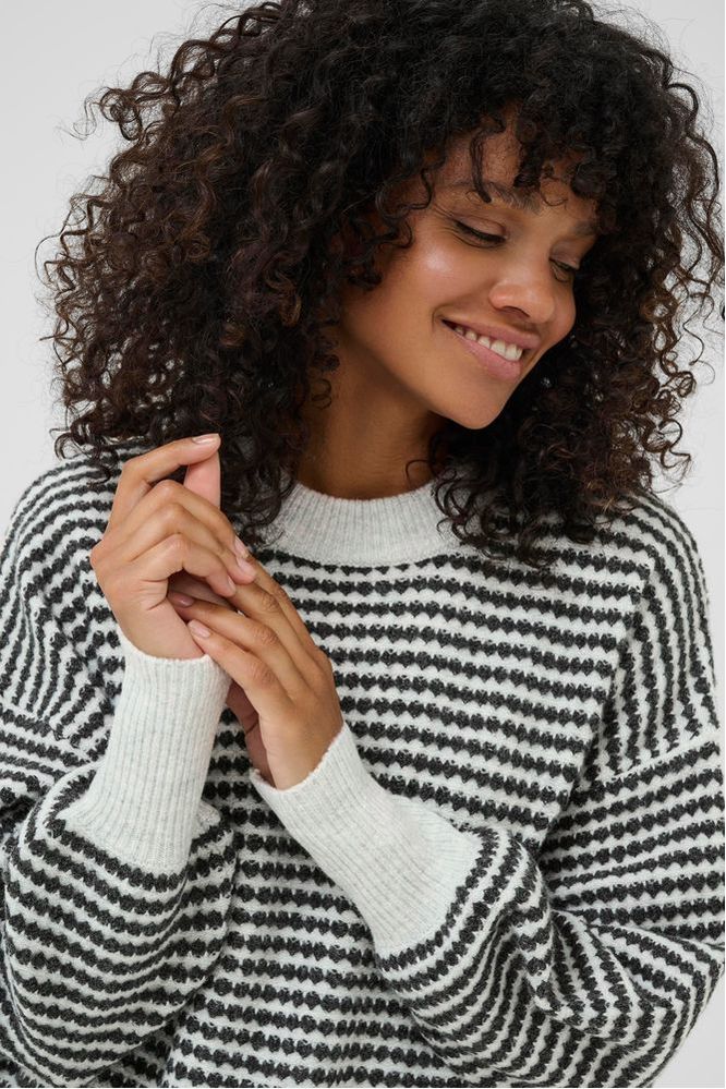 Kaffe Black Ellery Knit Pullover