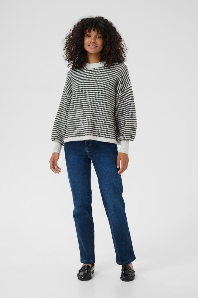 Kaffe Black Ellery Knit Pullover