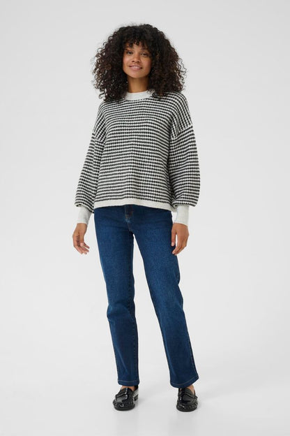 Kaffe Black Ellery Knit Pullover