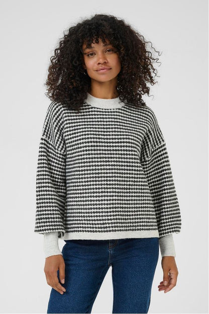 Kaffe Black Ellery Knit Pullover