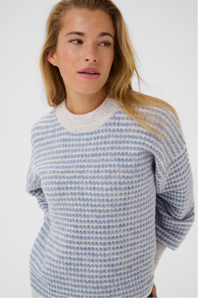 Kaffe Blue Ellery Knit Pullover