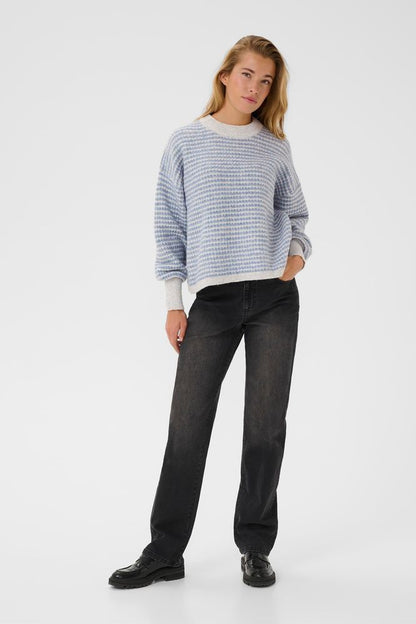 Kaffe Blue Ellery Knit Pullover