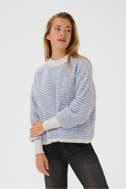 Kaffe Blue Ellery Knit Pullover