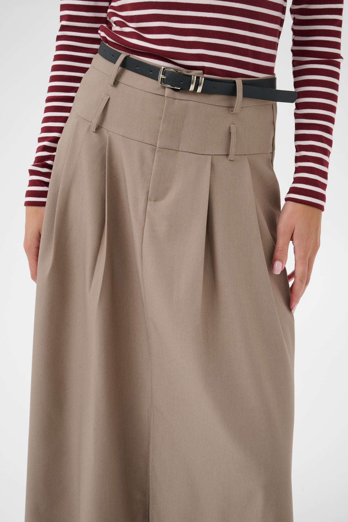 Kaffe KAlissi Skirt Desert Taupe