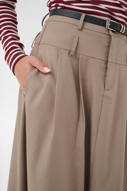 Kaffe KAlissi Skirt Desert Taupe