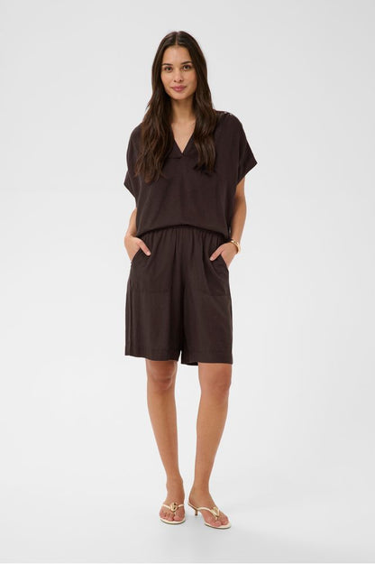Kaffe KAmilia Shorts Black Coffee