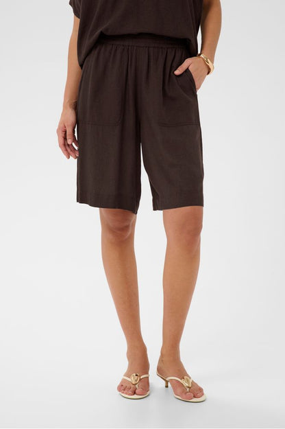 Kaffe KAmilia Shorts Black Coffee