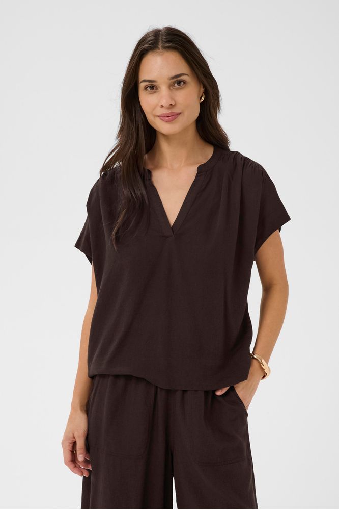 Kaffe KAmilia Blouse Black Coffee