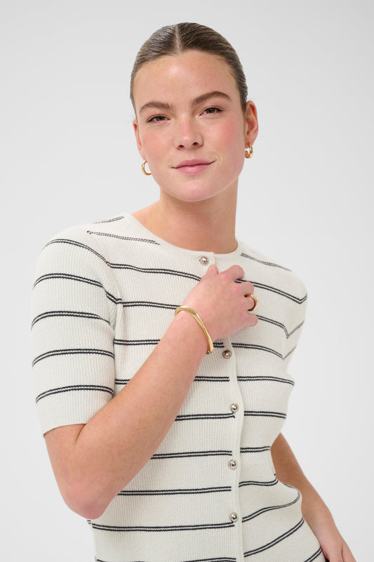 Kaffe KAmorita Cardigan Turtledove