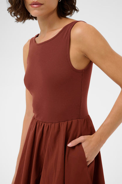 Kaffe KAkirsten Dress Henna