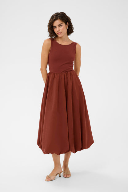 Kaffe KAkirsten Dress Henna