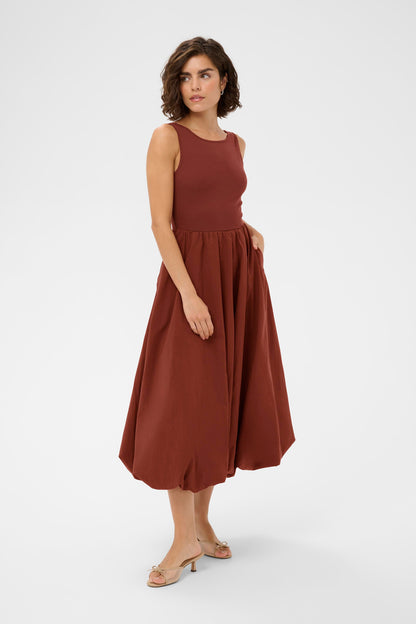 Kaffe KAkirsten Dress Henna