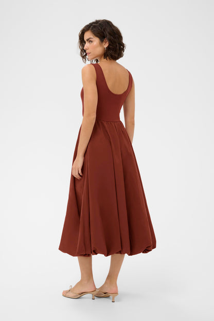 Kaffe KAkirsten Dress Henna