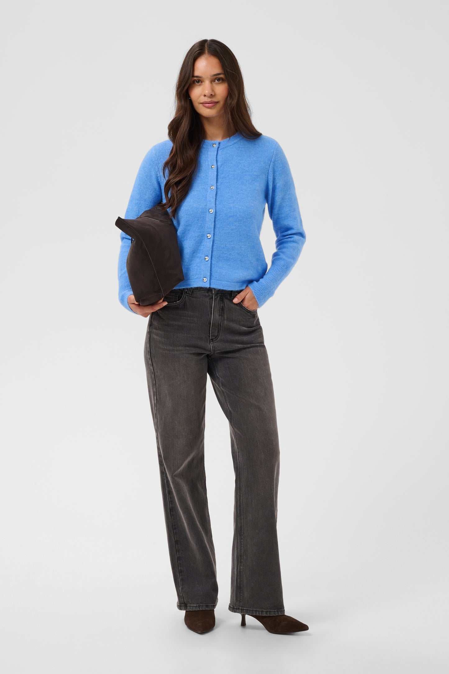Kaffe KAniel Knit Cardigan Provence Melange