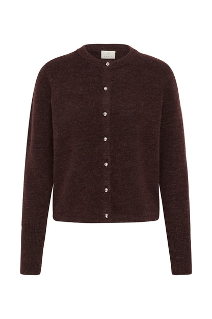 Kaffe KAniel Knit Cardigan Fudge Melange