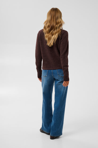 Kaffe KAniel Knit Cardigan Fudge Melange