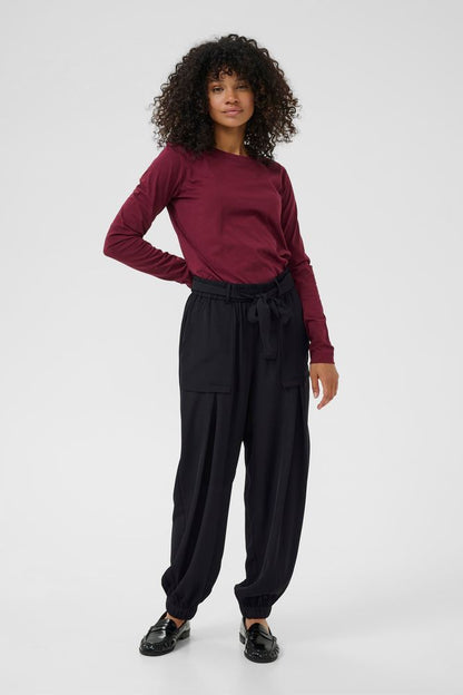 Kaffe Black Signa Trousers