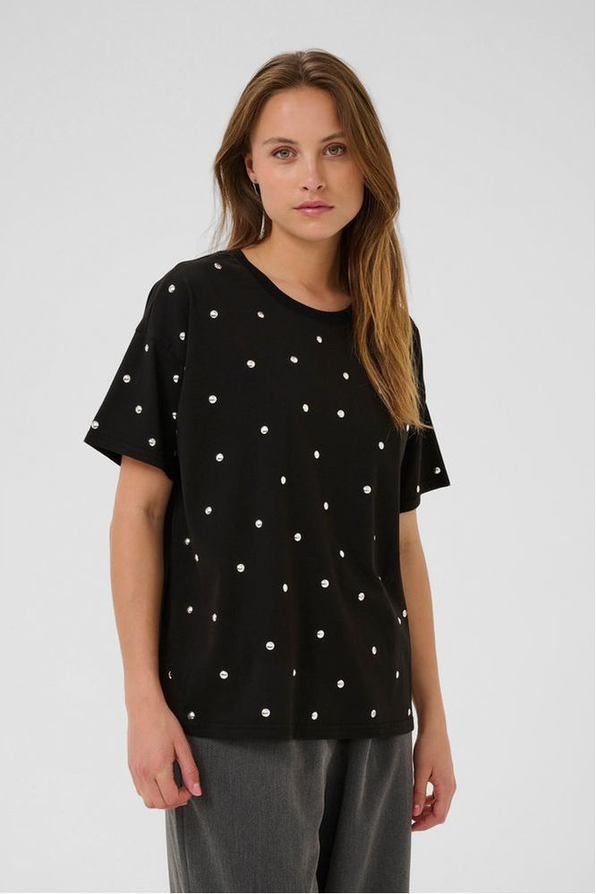 Kaffe Helen Black T-Shirt