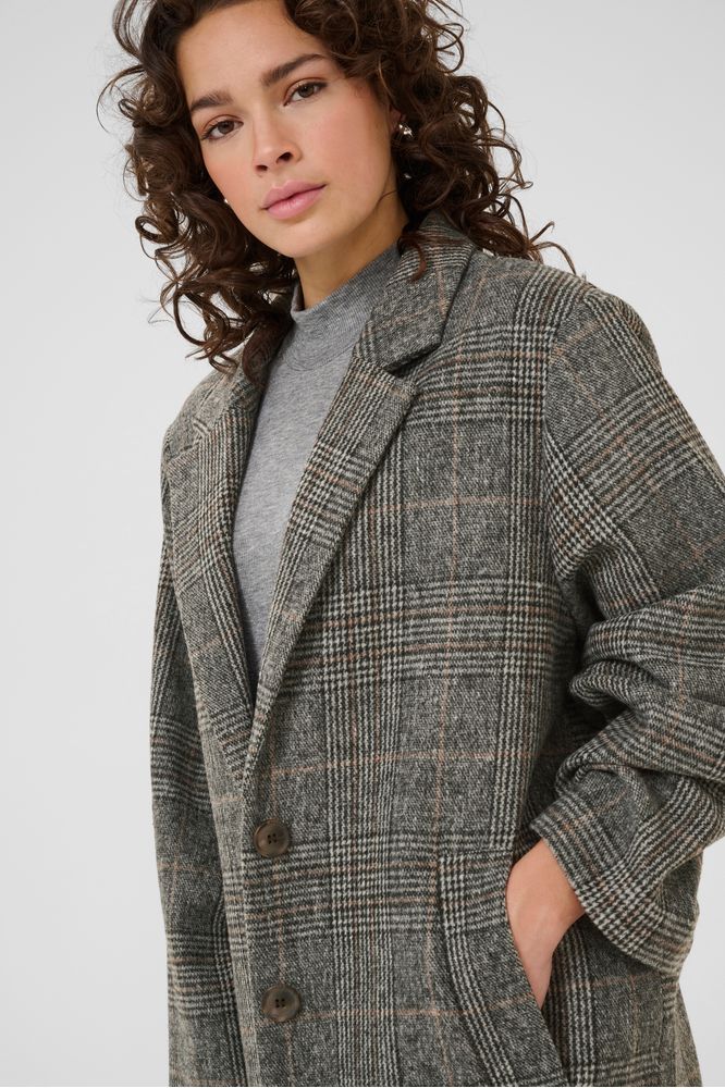 Kaffe Vivian Checked Jacket