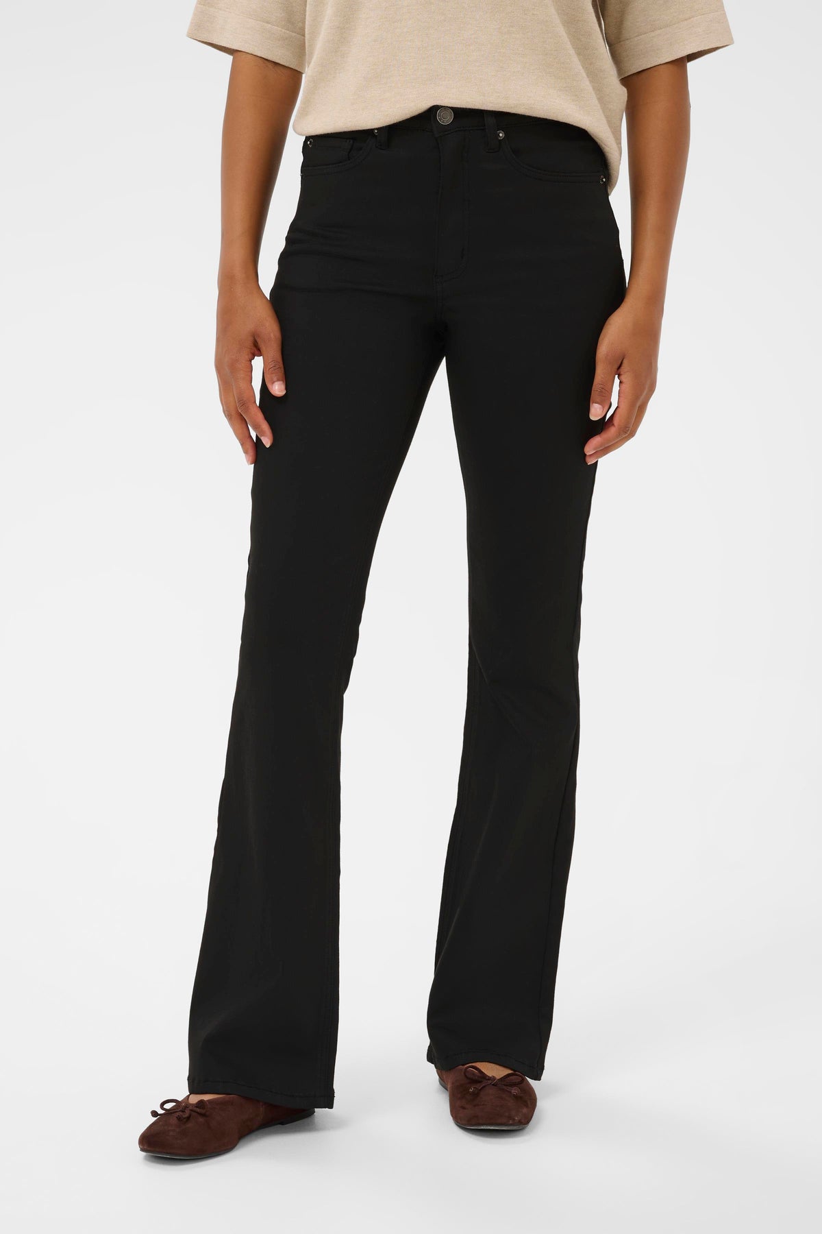 Kaffe KAforest HW Slim Fit Jeans Black Deep
