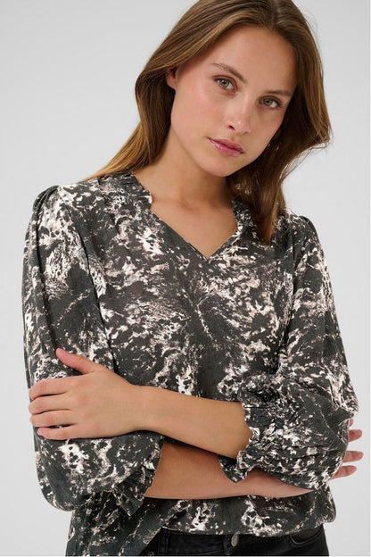 Kaffe Abstract Print Linda Blouse