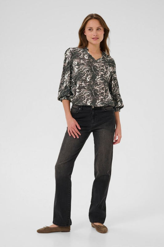 Kaffe Abstract Print Linda Blouse
