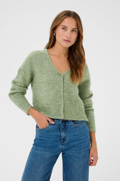 Kaffe KAmelania Cardigan Sea Spray Melange