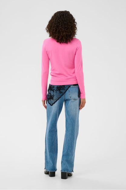 Kaffe KAlizza Knit Pullover Pink Power