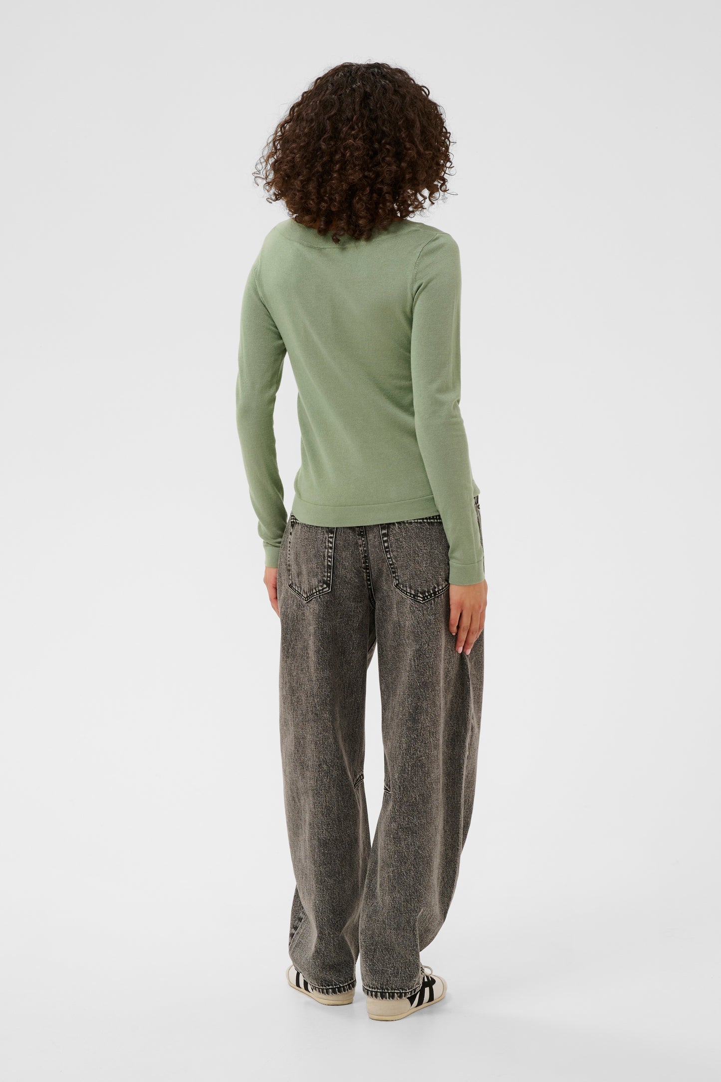 Kaffe KAlizza Knit Pullover Sea Spray