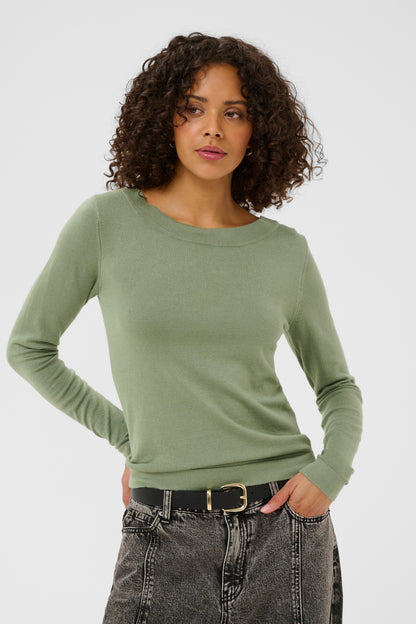 Kaffe KAlizza Knit Pullover Sea Spray