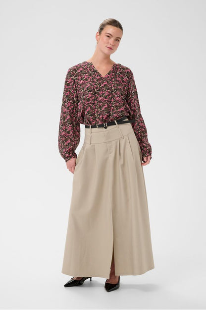 Kaffe KAbella Shirt Pink Black Graphic