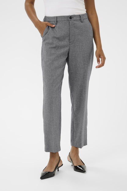 Kaffe KAramona Cropped Pants Grey Melange