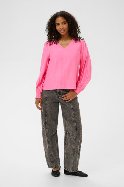 Kaffe KAlufia Blouse Pink Power