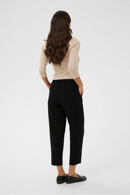 Kaffe KAheather Cropped Pants Black Deep