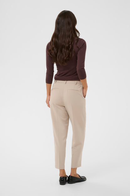 Kaffe KAheather Cropped Pants Feather Gray