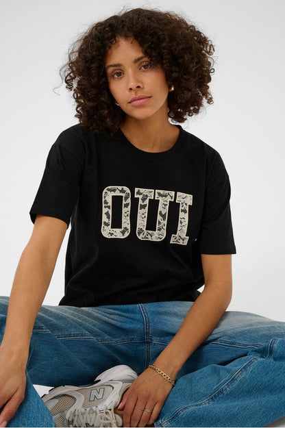 Kaffe KArosie Tee Black