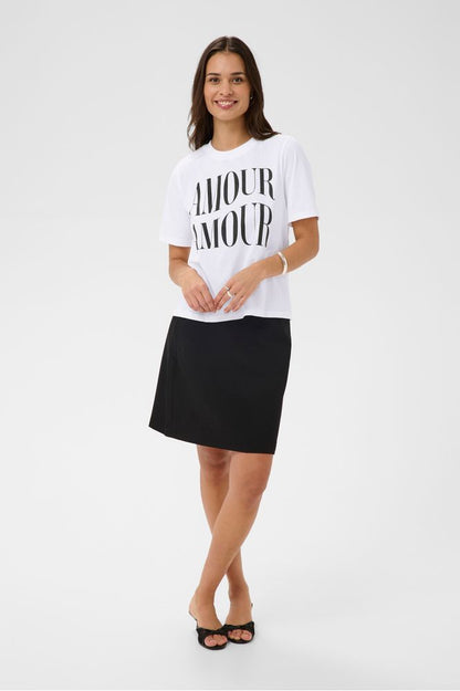 Kaffe KAcherie T-Shirt Optical White