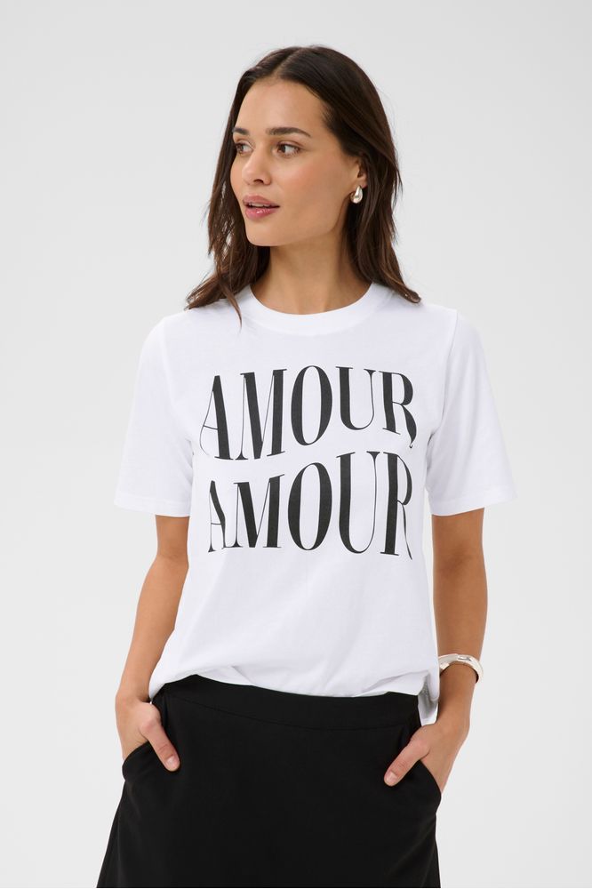 Kaffe KAcherie T-Shirt Optical White