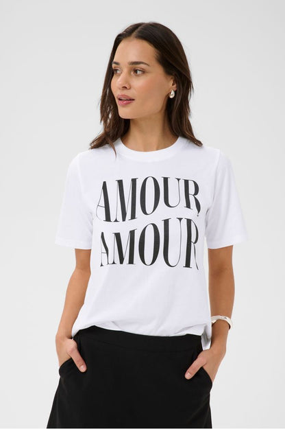 Kaffe KAcherie T-Shirt Optical White