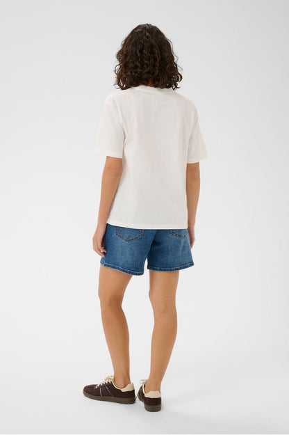 Kaffe KAcherie T-Shirt Chalk