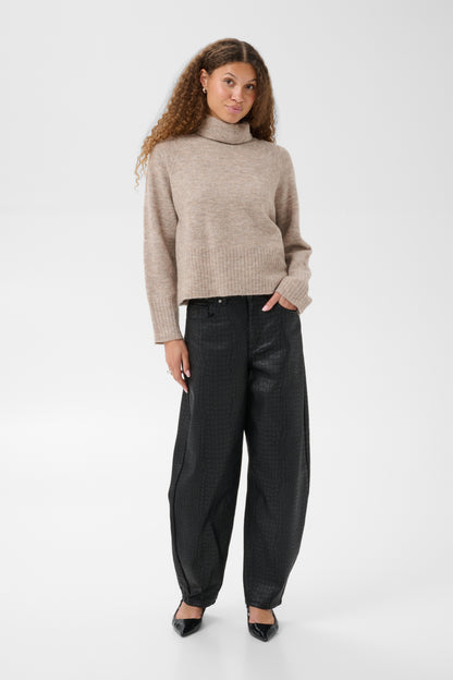 Kaffe KAerin Rollneck Desert Taupe