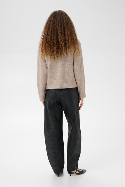 Kaffe KAerin Rollneck Desert Taupe