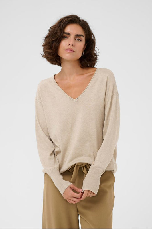 Kaffe KAlizza Mai Pullover Feather Gray